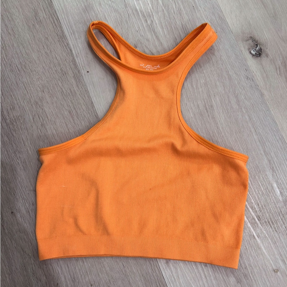 Out From Under - Urban Outfitters Orange Cropped Tank